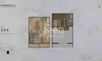 Imagem 2: Apartamento 1 Suíte no Novo Campeche - Campeche, Florianópolis SC