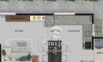 Imagem 3: Sobrado com 3 dormitórios à venda, 94 m² por R$ 630.000,00 - Parque das Nações - Santo And