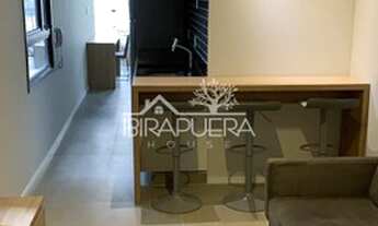 Imagem 4: Studio com 41m² todo mobiliado com vários serviços no prédio, academia, spa, churrasqueira