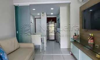 Imagem 4: Excelente apartamento mobiliado na praia de Muro Alto com 60m² de área útil