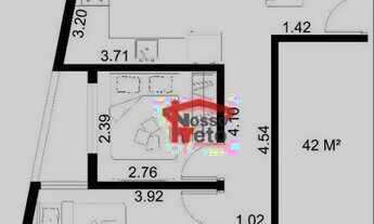 Imagem 2: Casa com 2 dormitórios para alugar, 42 m² por R$ 1.410,00/mês - Jardim Mangalot - São Paul