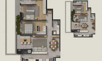 Imagem 4: APARTAMENTO com 3 dormitórios à venda por R$ 1.603.074,00 no bairro Cabral - CURITIBA / PR