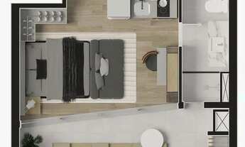 Imagem 5: APARTAMENTO com 1 dormitório à venda por R$ 922.474,54 no bairro Batel - CURITIBA / PR