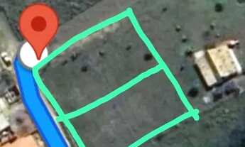 Imagem: Terrenos passa rio nos fundos na área rural