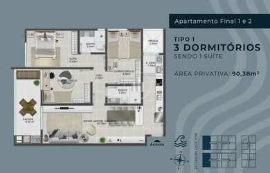 Imagem 2: Apartamento em Abraão - Florianópolis - CEN