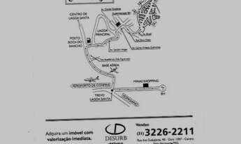 Imagem 5: Áreas a partir de 1.000 m², prontas para morar, bairro Lagoa Mansões e Lagoa Santa