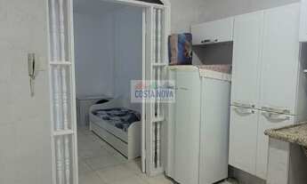 Imagem 4: Kithenet com varanda mobiliado com garagem perto da praia