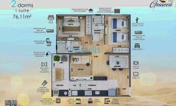 Imagem 2: Apartamentos à venda - 2 e 3 dorms - 76 e 102 m² - Edifício Guaecá - Jardim das Nações - T