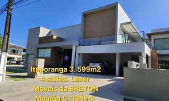 Imagem 2: Mansão Itaporanga3, 599m2, 4 suítes, Lazer, salão de festas, Automatizada. Mobilada. GGera