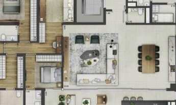 Imagem 2: Rua Florida 250m2 , 04 Dormitórios , 04 Suítes