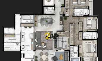 Imagem 2: Apartamento com 4 dormitórios à venda, 162 m² por R$ 3.054.541,00 - Perdizes - São Paulo/S