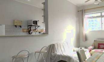 Imagem 2: Apartamento Vista Mar com 1 dormitório à venda, 42 m² por R$ 140.000 - Nova Mirim - Praia