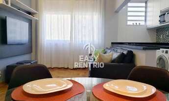 Imagem 2: 01 QUARTO, andar ALTO, totalmente MOBILIADO, vista parcial MAR, para alugar, 44 m² por R