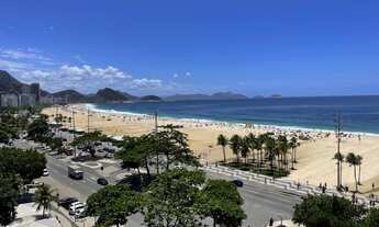 Imagem 3: Duas suites e Varandão de frente para o mar de Copacabana