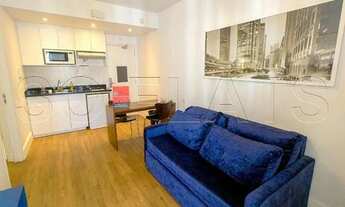 Imagem 2: Flat com boa localização disponível para locação, em uma rua tranquila no coração do Itaim