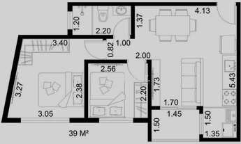 Imagem 6: Apartamento com 2 dormitórios para alugar, 36 m² por R$ 1.500,00/mês - Jardim Mangalot - S