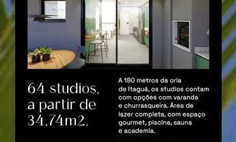 Imagem 2: Apartamento (Loft), com 1 quartos e 1 banheiros à Venda, 34 m² em Ubatuba/SP