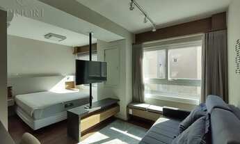 Imagem: LOFT MOBILIADO EM FRENTE AO PARCÃO