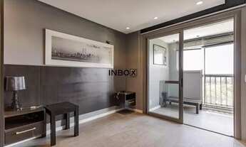 Imagem 5: Apartamento com 60m² de área privativa, mobiliado, 1 dormitório, living, suíte