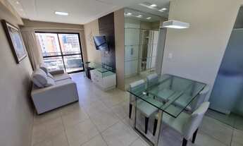 Imagem 3: Apto Flat com serviços, mobiliado e equipado em BV, com vista linda pro mar, piscina, 1 va