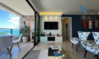 Imagem 3: Evolution - Beira Mar 137 m², 3 suítes + closet, mobiliado com vista mar