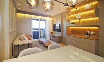 Imagem 2: Apartamento para aluguel, finamente mobiliado com uma suite e uma vaga