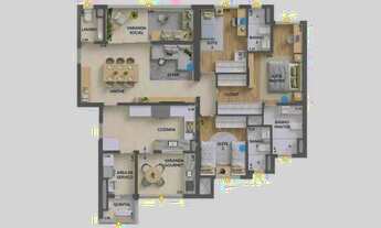 Imagem 2: Apartamento com 3 dormitórios à venda, 125 m² por R$ 1.890.000,00 - Chácara da Barra - Cam