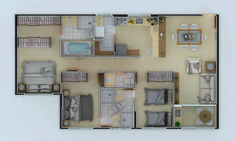 Imagem 6: TS Torres Di Maria- Apt com 3 suítes sendo uma master