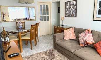 Imagem 4: Apartamento de frente ao mar, com 3 dormitórios, 2 banheiros, 1 vaga, em Boqueirão, Santos