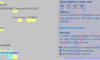 Imagem: Leilão Caixa - Residencial Del Ouro - Niteroi