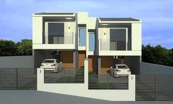 Imagem 1: Ótimo sobrado em construção à venda no Loteamento Jardim Botânico, em Potecas, São José.&l