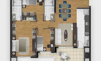 Imagem 2: Empreendimento com ótima localização, áreas comuns equipadas e decoradas e agregando a pos