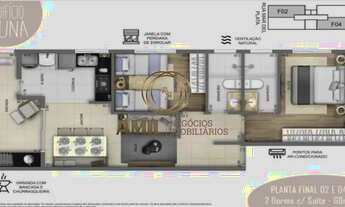 Imagem 6: Apartamento para aluguel e venda com 60 metros quadrados com 2 quartos