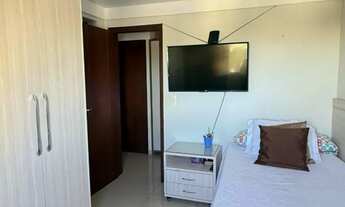 Imagem 4: Vendo Apto em Candelária, Res Golden Tower: 3 quartos, 2 suítes, sla, WC, varanda e gar