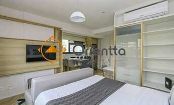 Imagem 7: Apartamento studio mobiliado de 26m², com 1 dormitório, cozinha equipada no MONT