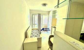 Imagem 3: Apartamento mobiliado 01 dormitório 01 vaga 28 m2 ar condicionado lazer terraço próximo PU