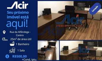 Imagem: Sala comercial com banheiro para venda e