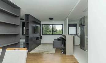 Imagem 2: Apartamento mobiliado de 1 dormitório, suíte, com 49 m² de área privativa, 1 vaga