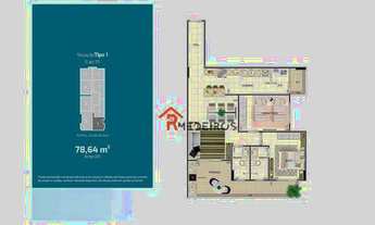 Imagem 4: Apartamento com 2 dormitórios à venda, 78 m² por R$ 472.000,00 - Nova Mirim - Praia Grande