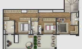 Imagem 2: Apartamento com 2 dormitórios 1 suite e 1 vaga de garagem Skyline