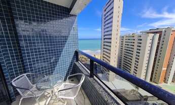 Imagem 7: Apto Flat com serviços, mobiliado e equipado em BV, com vista linda pro mar, piscina, 1 va