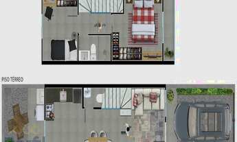 Imagem 3: SOBRADO GEMINADO À VENDA - 2 QUARTOS - BAIRRO PARANAGUAMIRIM - JOINVILLE/SC