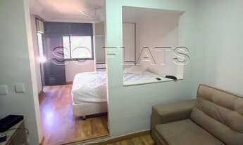 Imagem 3: Flat disponível para locação no Poeta Drummond, contendo 26m², 1 dormitório e 1 vaga de ga