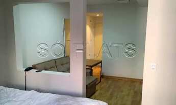 Imagem 5: Flat disponível para locação no Poeta Drummond, contendo 26m², 1 dormitório e 1 vaga de ga