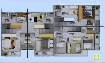 Imagem 5: Sobrado novo para venda com 3 quartos, sendo 1 suíte no bairro Forquilhas, São José/SC