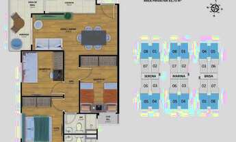 Imagem 3: Lançamento Ventura Patamares 2/4 e 3/4 com suíte e varanda, 55m2 a 63m2
