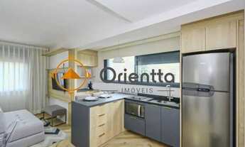 Imagem 3: Apartamento studio mobiliado de 26m², com 1 dormitório, cozinha equipada no MONT