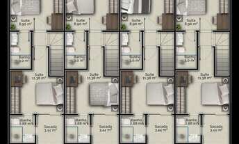 Imagem 6: SOBRADOS EM ITAPEMA, LANÇAMENTO COM 02 SUITES, ACEITA FINANCIAMENTO!!! Morretes