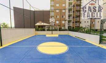 Imagem 3: Apartamento com 2 dormitórios com 02 vagas à venda, 58 m² por R$ 369.900 - Jardim Flor da