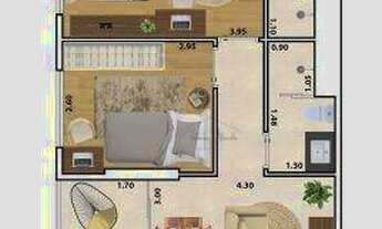 Imagem 3: Apartamento com 2 Dormitórios com Suíte - à venda - Macuco - Santos/SP